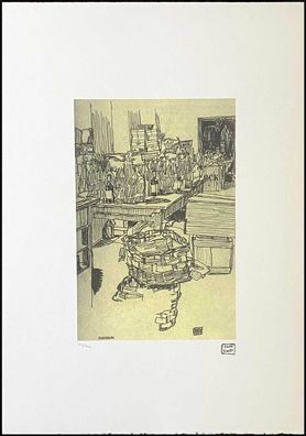 EGON Schiele * 50 x 70 cm * signed lithograph * limited # 120/200 (Gr. 50 cm x 70 cm)