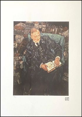 EGON Schiele * 50 x 70 cm * signed lithograph * limited # 121/200 (Gr. 50 cm x 70 cm)