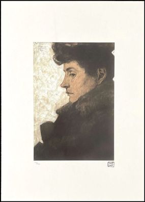 EGON Schiele * 50 x 70 cm * signed lithograph * limited # 136/200 (Gr. 50 cm x 70 cm)