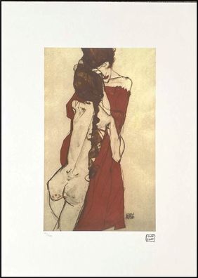 EGON Schiele * 50 x 70 cm * signed lithograph * limited # 151/200 (Gr. 50 cm x 70 cm)