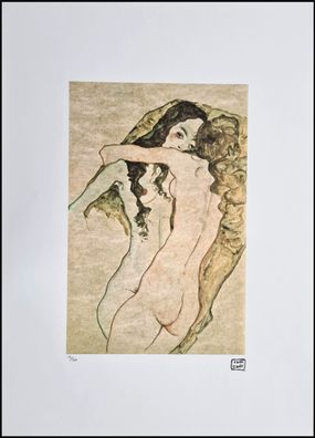 EGON Schiele * 50 x 70 cm * signed lithograph * limited # 190/200 (Gr. 50 cm x 70 cm)