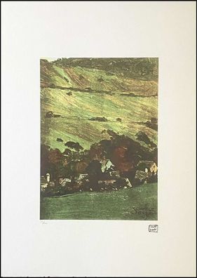 EGON Schiele * 50 x 70 cm * signed lithograph * limited # 32/200 (Gr. 50 cm x 70 cm)