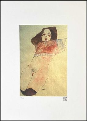 EGON Schiele * 50 x 70 cm * signed lithograph * limited # 36/200 (Gr. 50 cm x 70 cm)