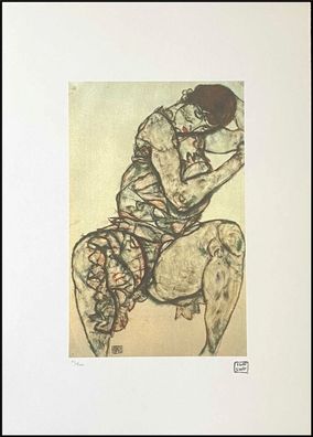 EGON Schiele * 50 x 70 cm * signed lithograph * limited # 42/200 (Gr. 50 cm x 70 cm)