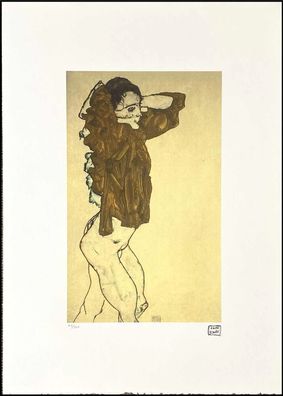 EGON Schiele * 50 x 70 cm * signed lithograph * limited # 48/200 (Gr. 50 cm x 70 cm)