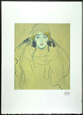 EGON Schiele * 50 x 70 cm * signed lithograph * limited # 51/200