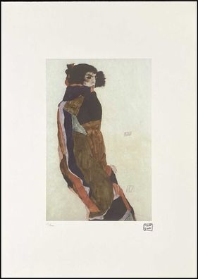 EGON Schiele * 50 x 70 cm * signed lithograph * limited # 63/200 (Gr. 50 cm x 70 cm)