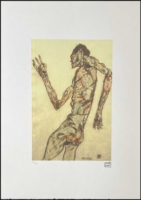 EGON Schiele * 50 x 70 cm * signed lithograph * limited # 65/200 (Gr. 50 cm x 70 cm)