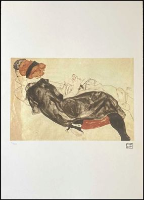 EGON Schiele * 50 x 70 cm * signed lithograph * limited # 71/200 (Gr. 50 cm x 70 cm)