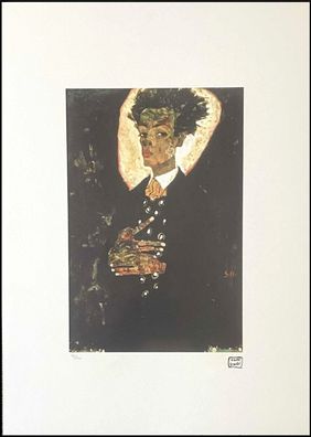 EGON Schiele * 50 x 70 cm * signed lithograph * limited # 80/200 (Gr. 50 cm x 70 cm)