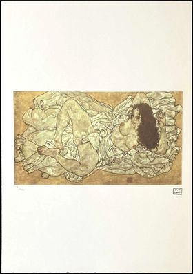 EGON Schiele * 50 x 70 cm * signed lithograph * limited # 83/200 (Gr. 50 cm x 70 cm)