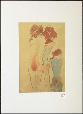 EGON Schiele * 50 x 70 cm * signed lithograph * limited # 94/200 (Gr. 50 cm x 70 cm)