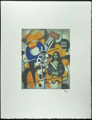 Fernand LÉGER * 50 x 70 cm * signed lithograph * limited # 100/300