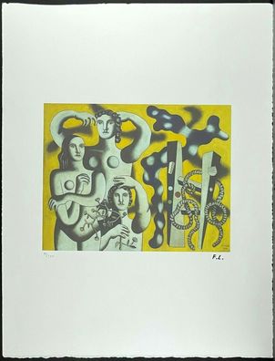 Fernand LÉGER * 50 x 70 cm * signed lithograph * limited # 91/300