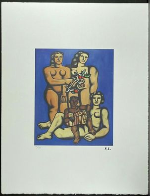 Fernand LÉGER * 50 x 70 cm * signed lithograph * limited # 95/300