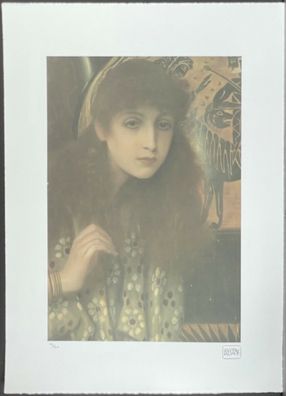 GUSTAV KLIMT * 50 x 70 cm * signed lithograph * limited # 100/200