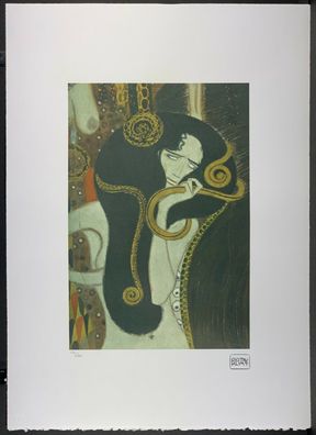 GUSTAV KLIMT * 50 x 70 cm * signed lithograph * limited # 171/200
