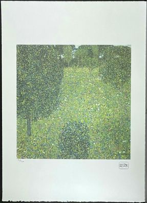 GUSTAV KLIMT * 50 x 70 cm * signed lithograph * limited # 76/200