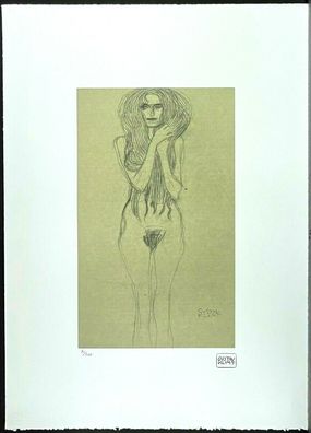 GUSTAV KLIMT * 50 x 70 cm * signed lithograph * limited # 81/200