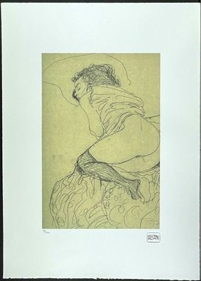 GUSTAV KLIMT * 50 x 70 cm * signed lithograph * limited # 89/200