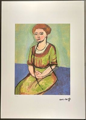 HENRI Matisse * 50 x 70 cm * signed lithograph * limited # 18/75 (Gr. 50 cm x 70 cm)