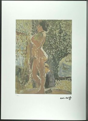 HENRI Matisse * 50 x 70 cm * signed lithograph * limited # 21/75