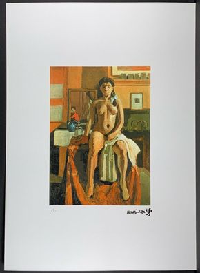 HENRI Matisse * 50 x 70 cm * signed lithograph * limited # 23/75