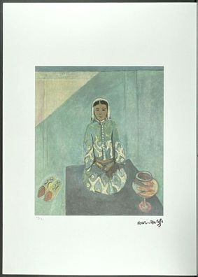 HENRI Matisse * 50 x 70 cm * signed lithograph * limited # 29/75