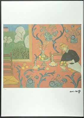HENRI Matisse * 50 x 70 cm * signed lithograph * limited # 4/75