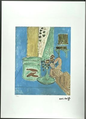 HENRI Matisse * 50 x 70 cm * signed lithograph * limited # 50/75