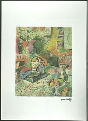 HENRI Matisse * 50 x 70 cm * signed lithograph * limited # 66/75