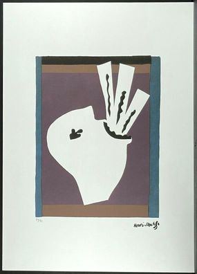 HENRI Matisse * 50 x 70 cm * signed lithograph * limited # 70/75