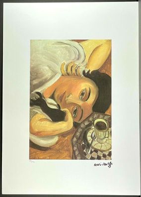 HENRI Matisse * 50 x 70 cm * signed lithograph * limited # 72/75