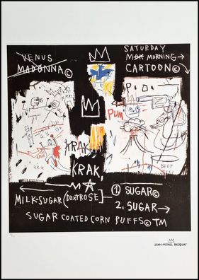 JEAN-MICHEL Basquiat * A Panel of ...* 70x50 cm * Lithografie * limitiert # 20/100