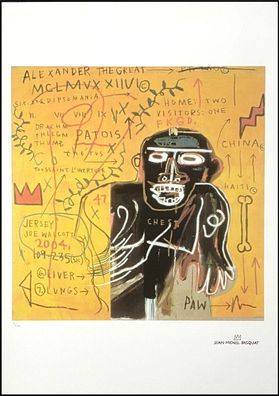 JEAN-MICHEL Basquiat * All Colored * 70x50 cm * Lithografie * limitiert # 11/100