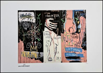 JEAN-MICHEL Basquiat * Catharsis * 70x50 cm * Lithografie * limitiert # 19/100
