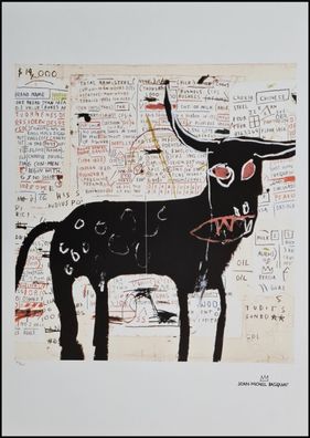 JEAN-MICHEL Basquiat * Creature * 70x50 cm * Lithografie * limitiert # 76/100