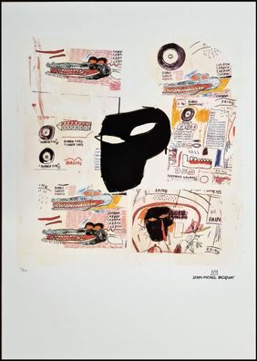 JEAN-MICHEL Basquiat * Dried Flowers * 70x50 cm * Lithografie * limitiert # 38/100