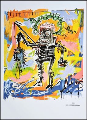 JEAN-MICHEL Basquiat * Fishing * 70x50 cm * Lithografie * limitiert # 47/100