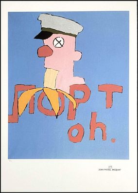 JEAN-MICHEL Basquiat * Glassnose * 70x50 cm * Lithografie * limitiert # 41/100