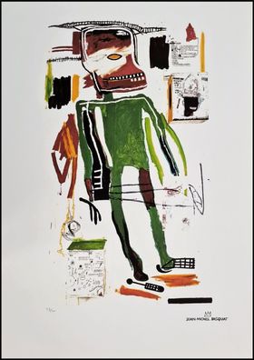 JEAN-MICHEL Basquiat * It hurts... * 70x50 cm * Lithografie * limitiert # 37/100