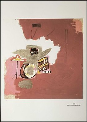 JEAN-MICHEL Basquiat * Max Roach * 70x50 cm * Lithografie * limitiert # 18/100
