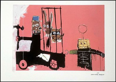 JEAN-MICHEL Basquiat * Molasses * 70x50 cm * Lithografie * limitiert # 60/100