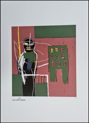 JEAN-MICHEL Basquiat * Pedestrian 2 * 70x50 cm * Lithografie * limitiert # 12/100
