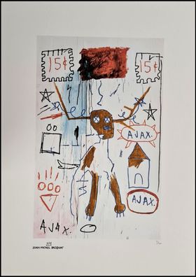 JEAN-MICHEL Basquiat * Slide Germ * 70x50 cm * Lithografie * limitiert # 75/100
