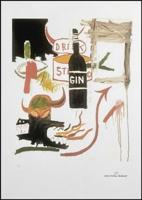 JEAN-MICHEL Basquiat * Sterno * 70x50 cm * Lithografie * limitiert # 50/100