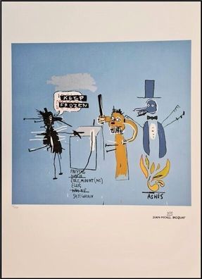 JEAN-MICHEL Basquiat * The Dingoes * 70x50 cm * Lithografie * limitiert # 35/100