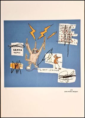 JEAN-MICHEL Basquiat * The Mechanic * 70x50 cm * Lithografie * limitiert # 13/100