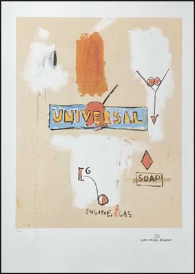 JEAN-MICHEL Basquiat * Universal * 70x50 cm * Lithografie * limitiert # 18/100