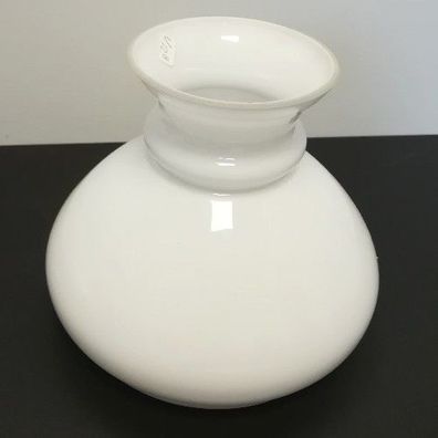 Lampenglas Vesta für Petroleumlampe weiß Ø12,5cm